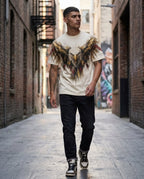 White eagle tee